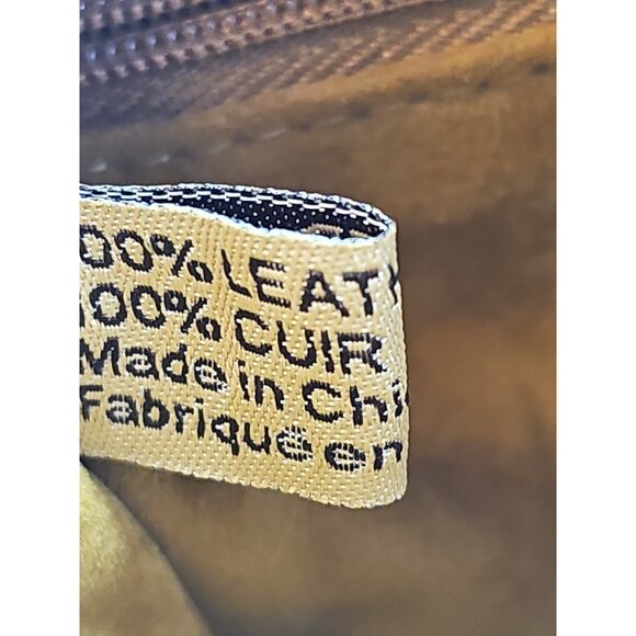 Patricia Nash Granada Tooled Genuine Leather Crossbody Florence Burgundy - Picture 10 of 10